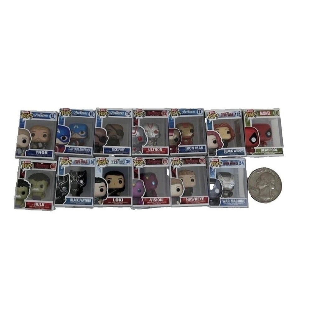 Funko Bitty Pop Marvel Infinity Saga Avengers Comics Collectibles Plus Deadpool